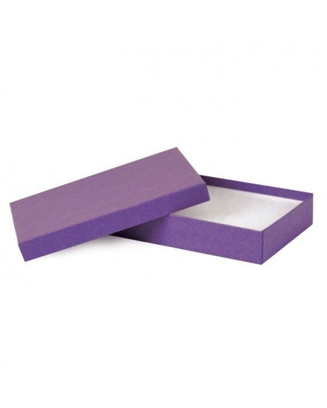 Matte Deep Purple - Jewelry Box - 5-1/4 x 3-3/4 x 7/8"