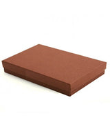 Matte Cocoa Embossed - Jewelry Box - 6 x 5 x 1"