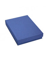 Matte Navy Blue - Jewelry Box - 6 x 5 x 1"