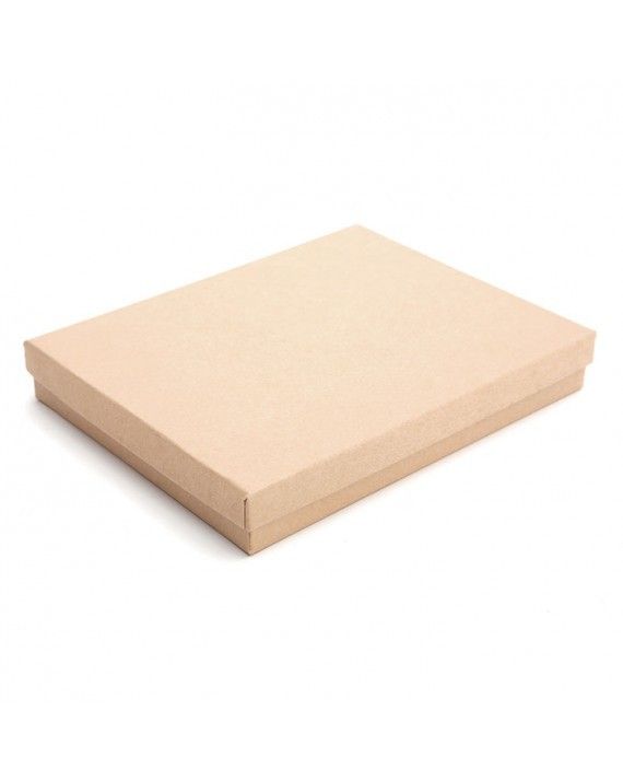Brown Kraft - Jewelry Box - 7 x 5-1/2 x 1"