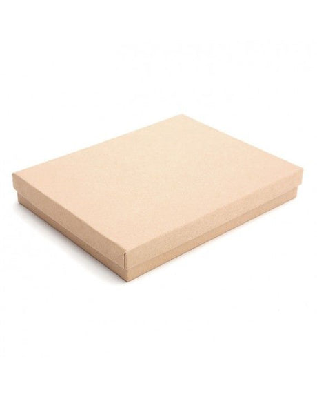 Brown Kraft - Jewelry Box - 7 x 5-1/2 x 1"