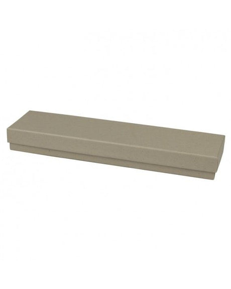 Matte Oatmeal Groove - Jewelry Box - 8 x 2 x 7/8"