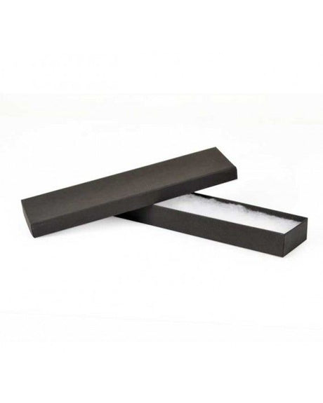 Matte Black Onyx - Jewelry Box - 8 x 2 x 7/8"