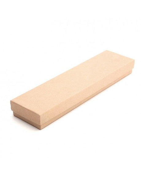 Brown Kraft - Jewelry Box - 8 x 2 x 7/8"