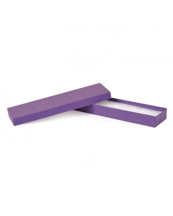 Matte Deep Purple - Jewelry Box - 8 x 2 x 7/8"