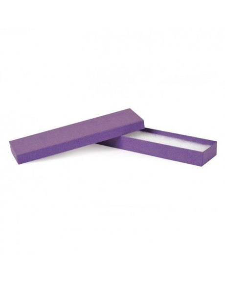 Matte Deep Purple - Jewelry Box - 8 x 2 x 7/8"
