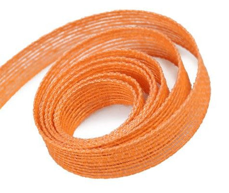 Orange - Jute Ribbon - 5/8" x 100 Yards