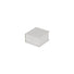 White Pearl - Magnetic Jewelry Box - 2 x 2 x 1"