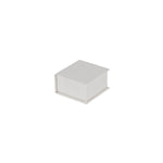 White Pearl - Magnetic Jewelry Box - 2 x 2 x 1"