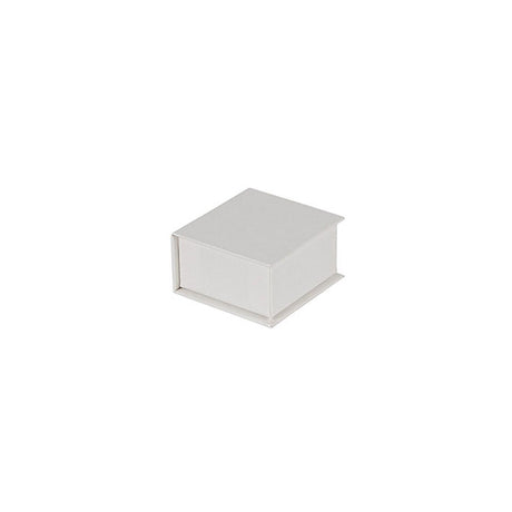 White Pearl - Magnetic Jewelry Box - 2 x 2 x 1"