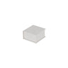 White Pearl - Magnetic Jewelry Box - 2 x 2 x 1"