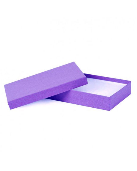 Kraft Purple - Jewelry Box - 5-7/16 x 3-1/2 x 1"