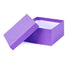 Kraft Purple - Jewelry Box - 3-1/2 x 3-1/2 x 1-7/8"