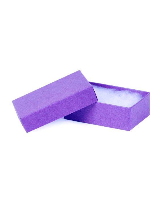 Kraft Purple - Jewelry Box - 2-7/16 x 1-5/8 x 13/16"