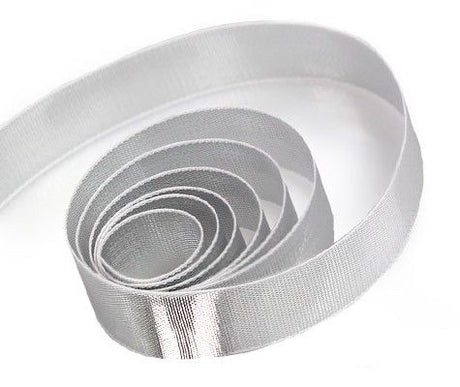 Silver - Karat Ribbon - 3/8" x 100 Yards