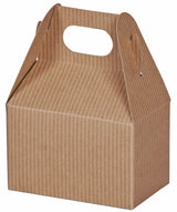 Kraft Stripes - Mini Gable Box - 4 x 2-1/2 x 2-1/2"