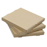 W Packaging 10 in Kraft Pizza Box, 2 in Deep B-Flute Corrugated, Natural (QTY 50), SKU WPPB10K2P