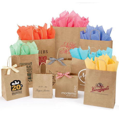 Natural Kraft Shopping Bags