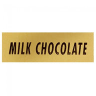 Milk Chocolate (Gold/Black) - Label - 1-1/2 x 1/2"