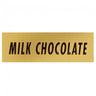 Milk Chocolate (Gold/Black) - Label - 1-1/2 x 1/2"