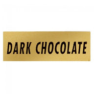 Dark Chocolate (Gold/Black) - Label - 1-1/2 x 1/2"