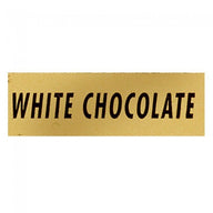 White Chocolate (Gold/Black) - Label - 1-1/2 x 1/2"