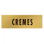 Cremes (Gold/Black) - Label - 1-1/2 x 1/2"