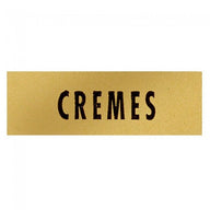 Cremes (Gold/Black) - Label - 1-1/2 x 1/2"