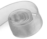 Silver - Lavish (Wired Edge) Ribbon - 1-1/2" x 50 Yards