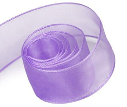 Light Orchid - Lavish (Wired Edge) Ribbon - 2-1/4" x 50 Yards