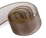 Brown - Lavish (Wired Edge) Ribbon - 1-1/2" x 50 Yards
