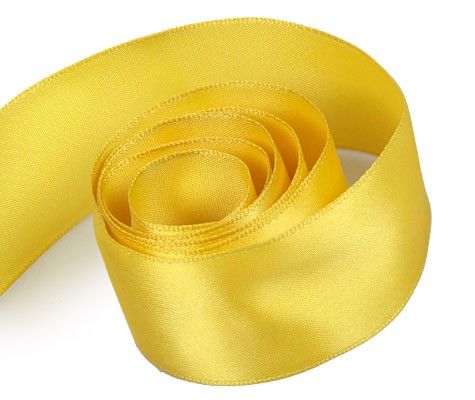 Daffodil - Luscious Satin (Wired Edge) Ribbon - 1-1/2" x 50 Yards
