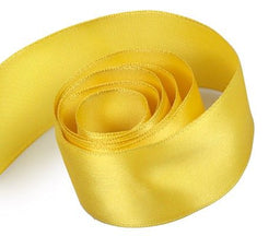Daffodil - Luscious Satin (Wired Edge) Ribbon - 1-1/2" x 50 Yards