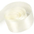Ivory - Luscious Satin (Wired Edge) Ribbon - 1-1/2" x 50 Yards