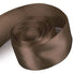 Brown - Luscious Satin (Wired Edge) Ribbon - 2-1/4" x 50 Yards