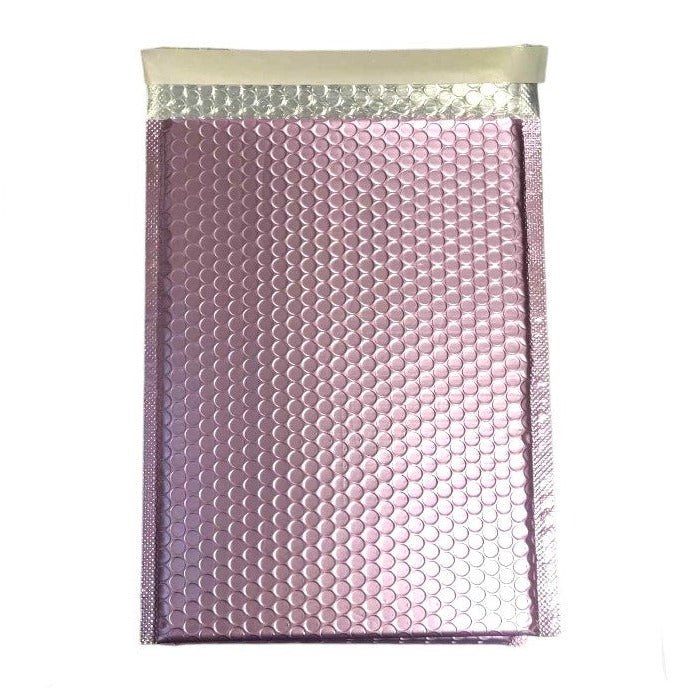 Lavendar Purple Matte Metallic Bubble Mailers Size 8.5x12 Padded Envelopes