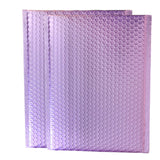 Lavendar Purple Matte Metallic Bubble Mailers Size 8.5x12 Padded Envelopes