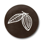 Brown/Cocoa Pod - Decorative Label - 1" (Dia)