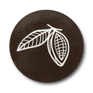 Brown/Cocoa Pod - Decorative Label - 1" (Dia)