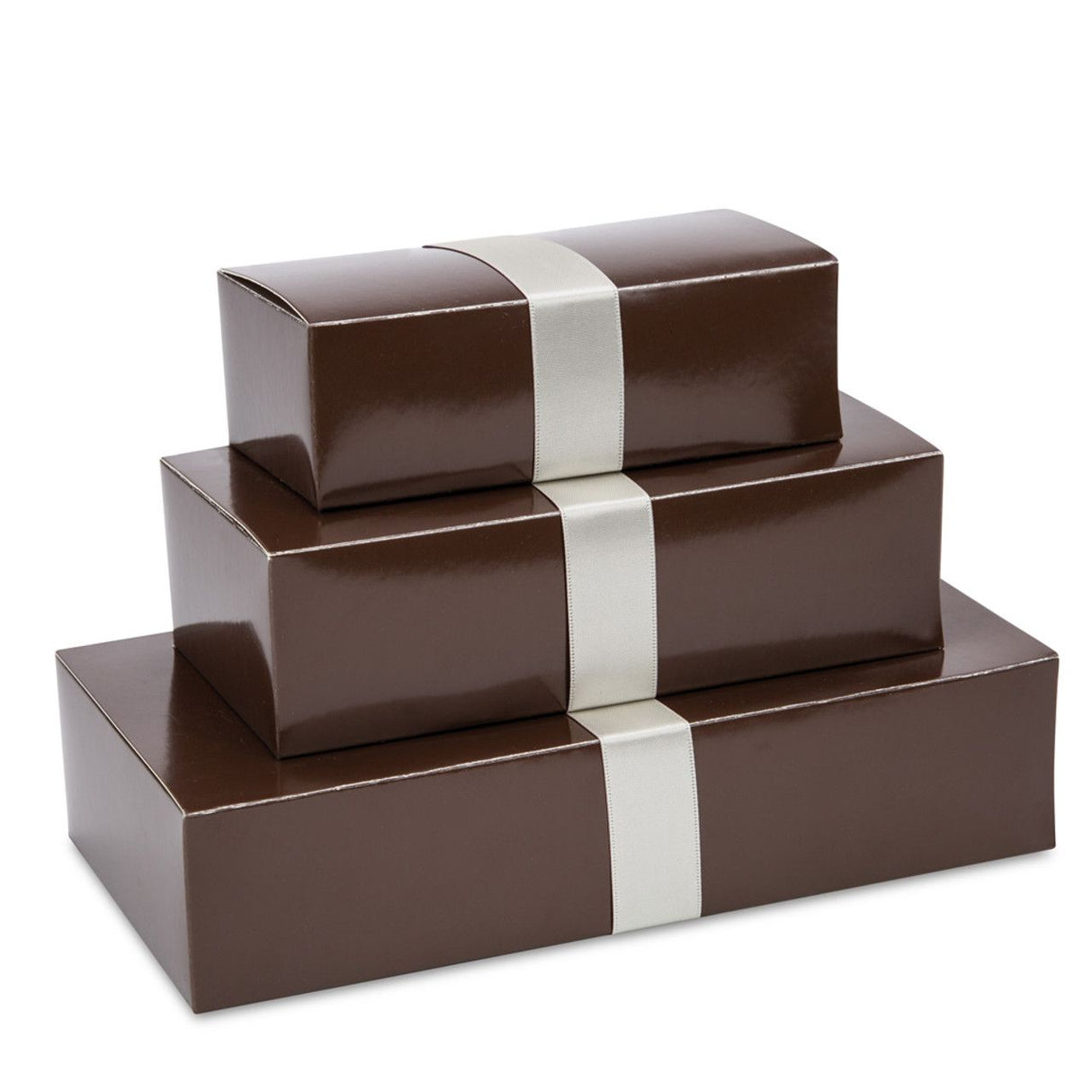 Brown - Folding Candy Box - (1 lb) 7 x 3-3/8 x 2"
