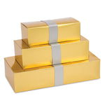 Gold - Folding Candy Box - (1 lb) 7 x 3-3/8 x 2"
