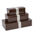 Brown - Folding Candy Box - (2 lb) 9 x 4-1/2 x 2"