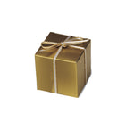 Gold - Truffle Box - 2 x 2 x 2"
