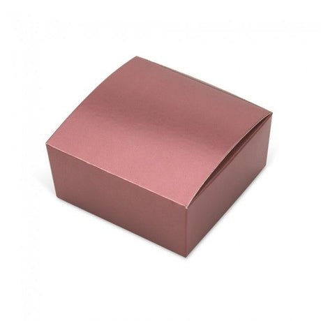 Rose Gold - Ballotin Box - (4 Pc.) 2-5/8 x 2-1/2 x 1-1/4"