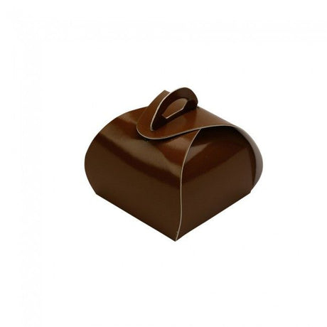 Brown - Single Truffle Tote - 1-1/2 x 1-1/2 x 1-1/4"