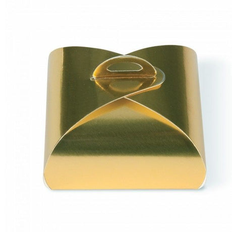 Gold - Four Truffle Tote - 3 x 3 x 1-5/8"