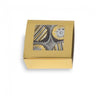 Bright Gold - Ballotin Box - (4 Pc.) 2-5/8 x 2-1/2 x 1-1/4" - w/Window