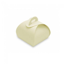 Cream - Single Truffle Tote - 1-1/2 x 1-1/2 x 1-1/4"