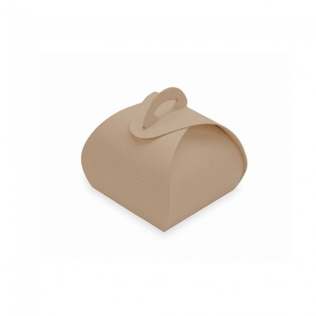 Kraft - Single Truffle Tote - 1-1/2 x 1-1/2 x 1-1/4"