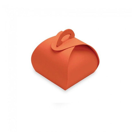 Orange - Single Truffle Tote - 1-1/2 x 1-1/2 x 1-1/4"
